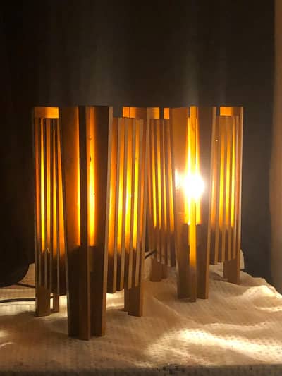 Wooden lamp