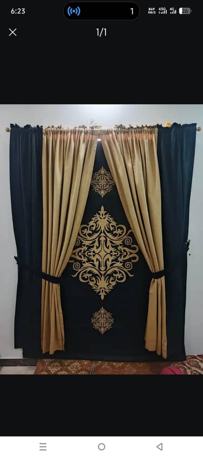 Curtain with Panel