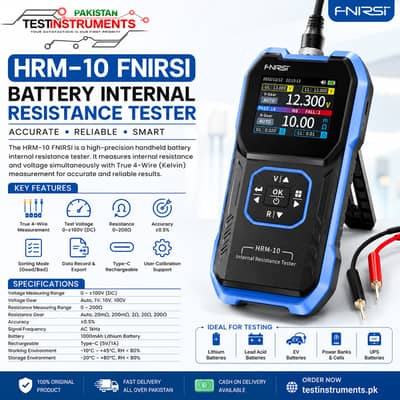 HRM-10 FNIRSI Battery Internal Resistance Meter | Battery Tester