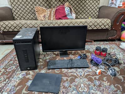 Desktop PC Full Set | Monitor + Keyboard + Mouse