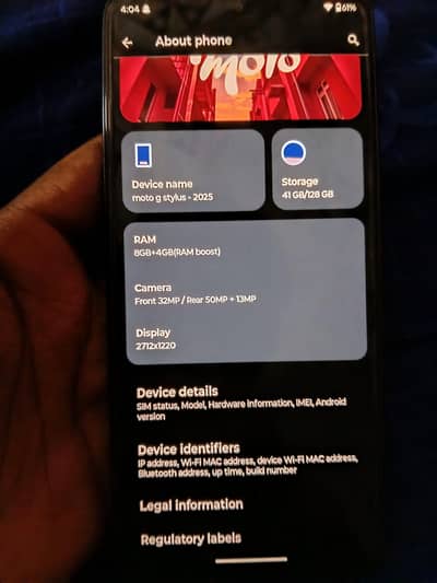 Motorola Moto G Stylus 2025 10/10 condition with superb camera