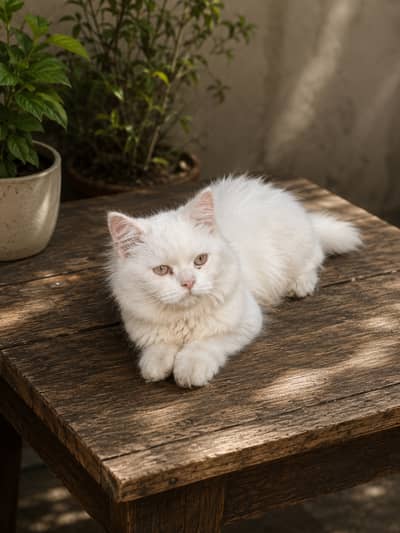 Mix persian fluffy cat available for sale. Healthy,and activr