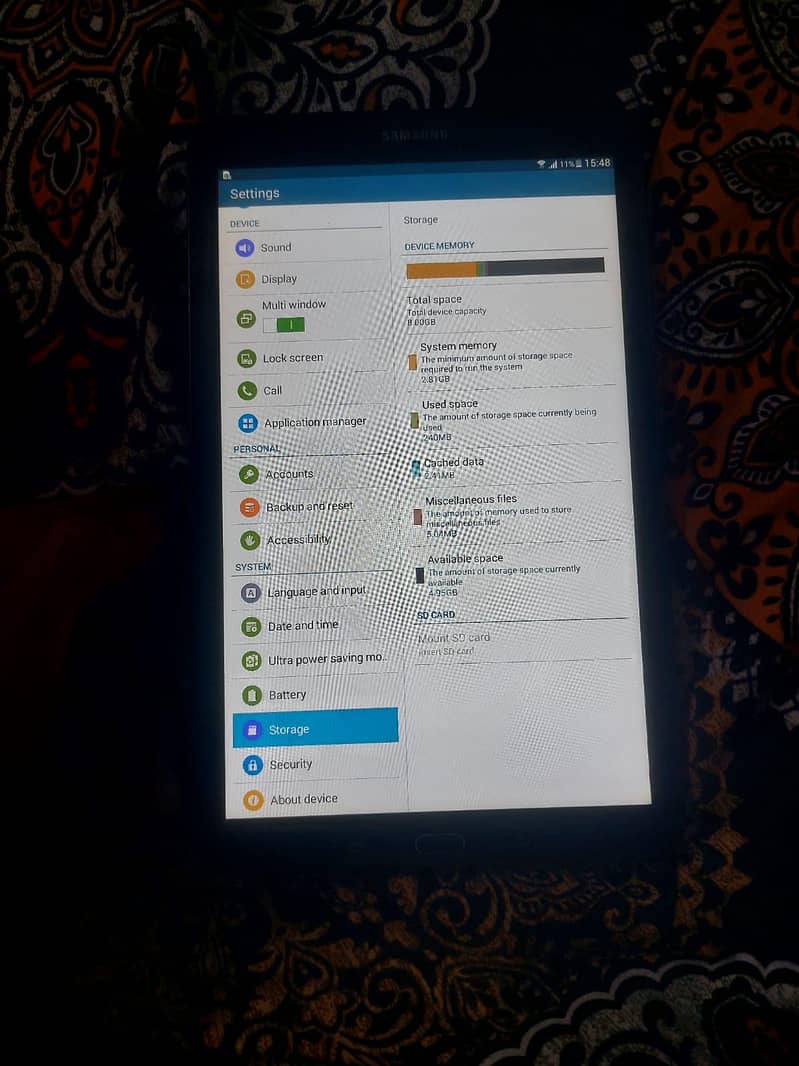SAMSUNG TAB E 6