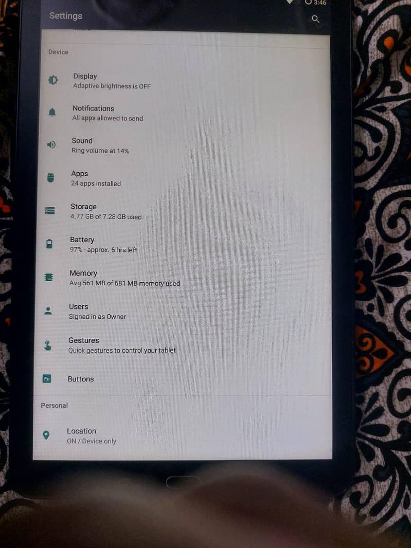 SAMSUNG TAB E 10