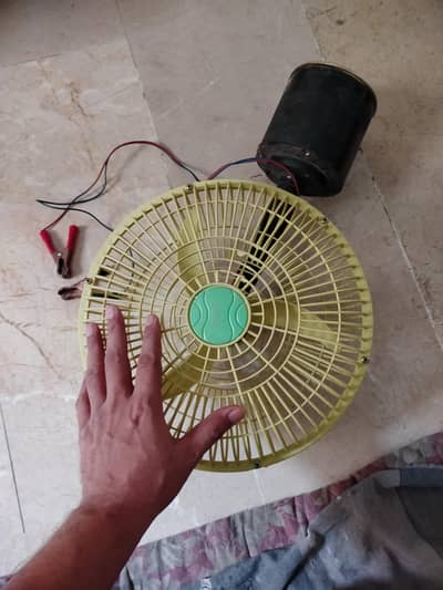 Portable Fan use 12 watt