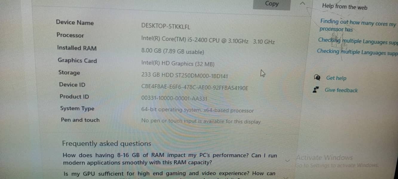 HP Desktop Computer 4