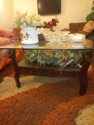 center table and 2 side tables