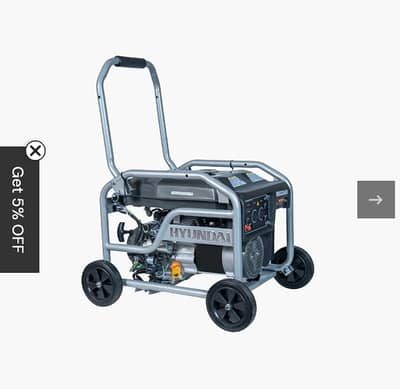 Hyundai  generator 6.5 kv used 3 month