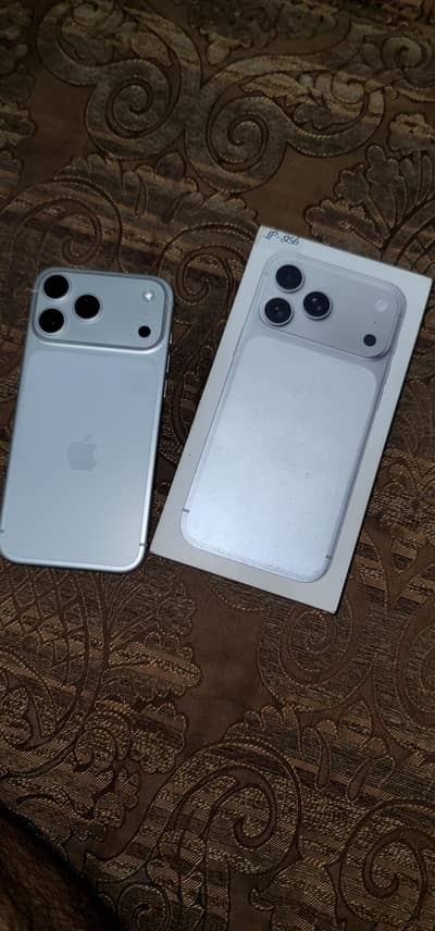 iPhone 17 Pro Max NON PTA Dual E-sim, 4 MONTHS SIM TIME AVAILABLE.