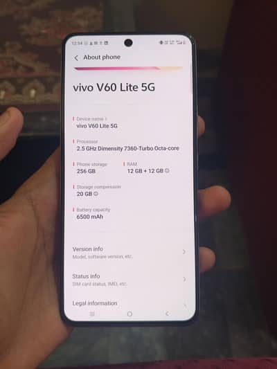 Vivo V60 lite 5g