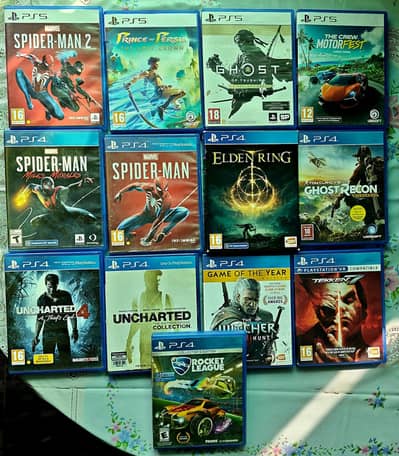 13 Original PS5 & PS4 Games Bundle