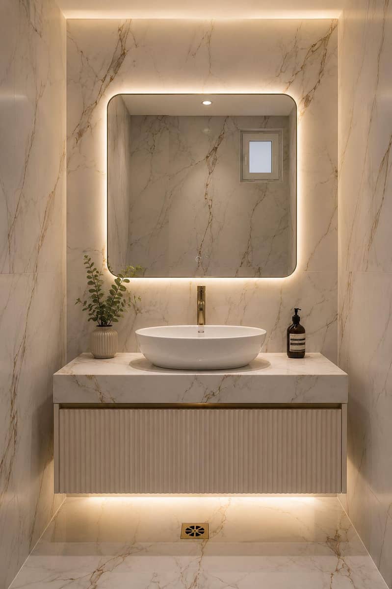 PVC vanity 14