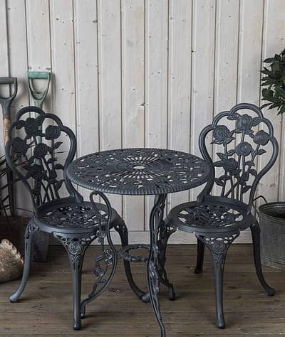 Outdoor garden chair-Pvc chair-Upvc chair-4 seater chair with table