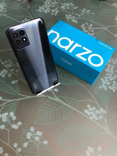 Realme Narzo 50 with box