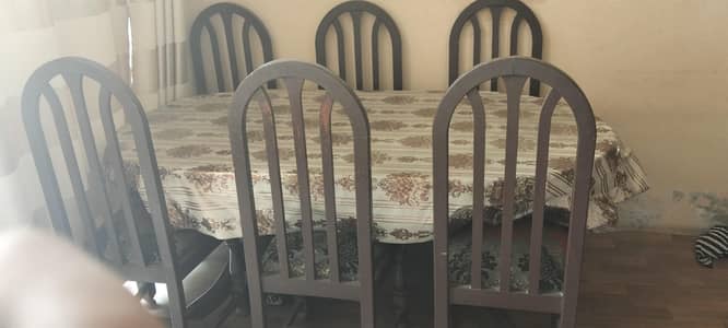 Daining Table with 6 chairs