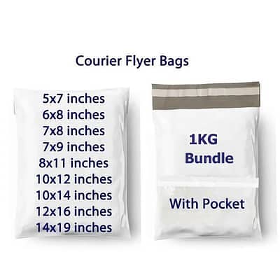 Courier Packing Flyers one kg bag, 1 kg courier flyer , packing flyer,