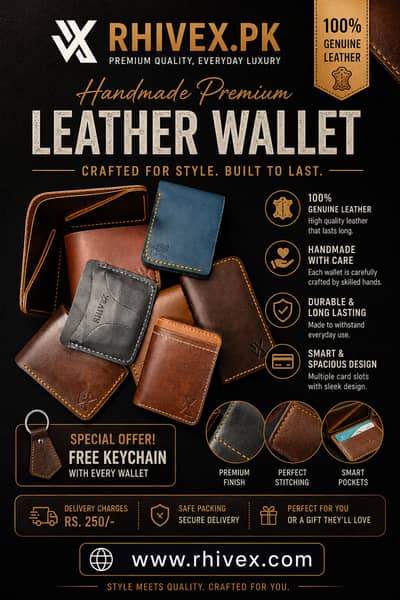 Men's Wallet New Design | Leather Wallet | Card Holder | Pocket Wallet