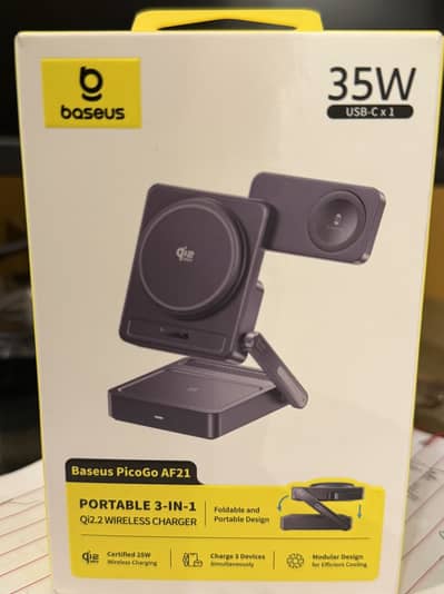 Baseus PicoGo AF21 3-in-1 Qi2.2 Wireless Charger