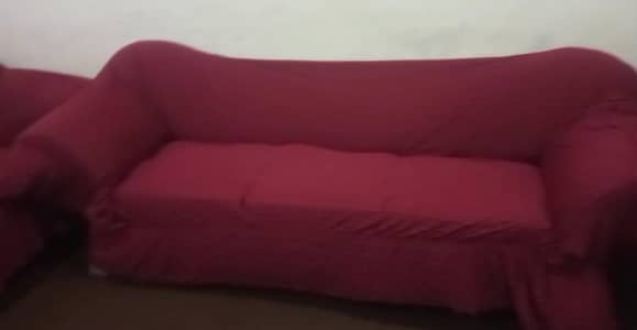 sofa set with cover