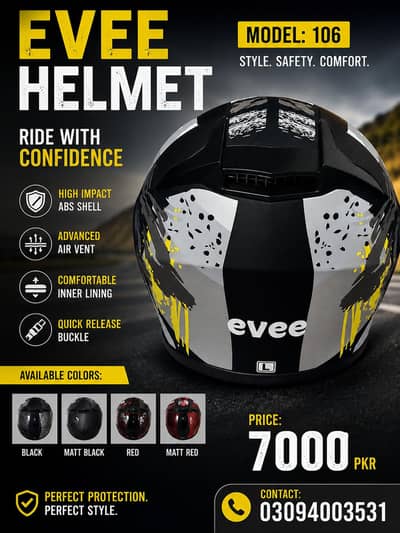 Evee Original Full Face Helmet for Sale