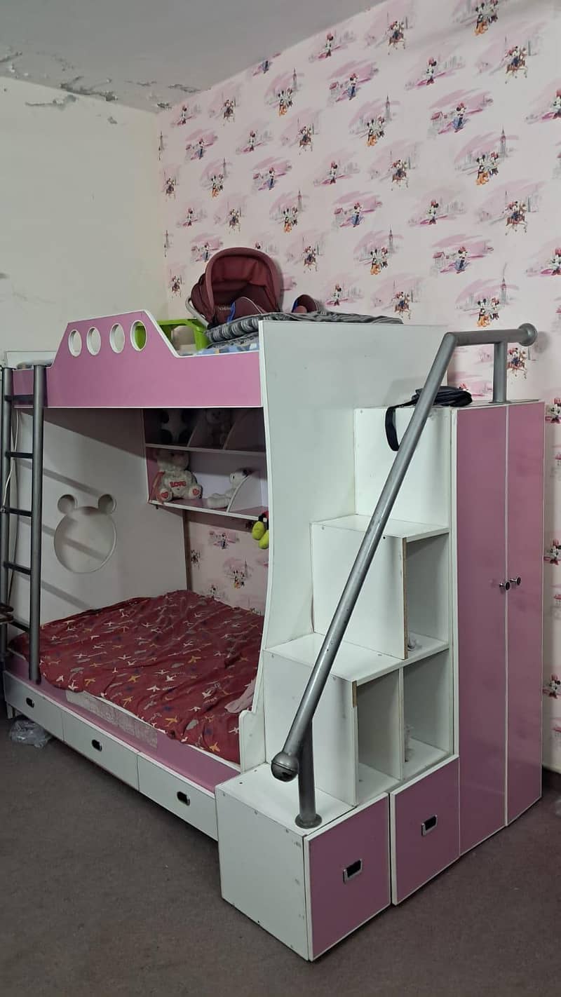 kids bed | bunk bed | bunker bed | kids double bed | pure wooden bed 1