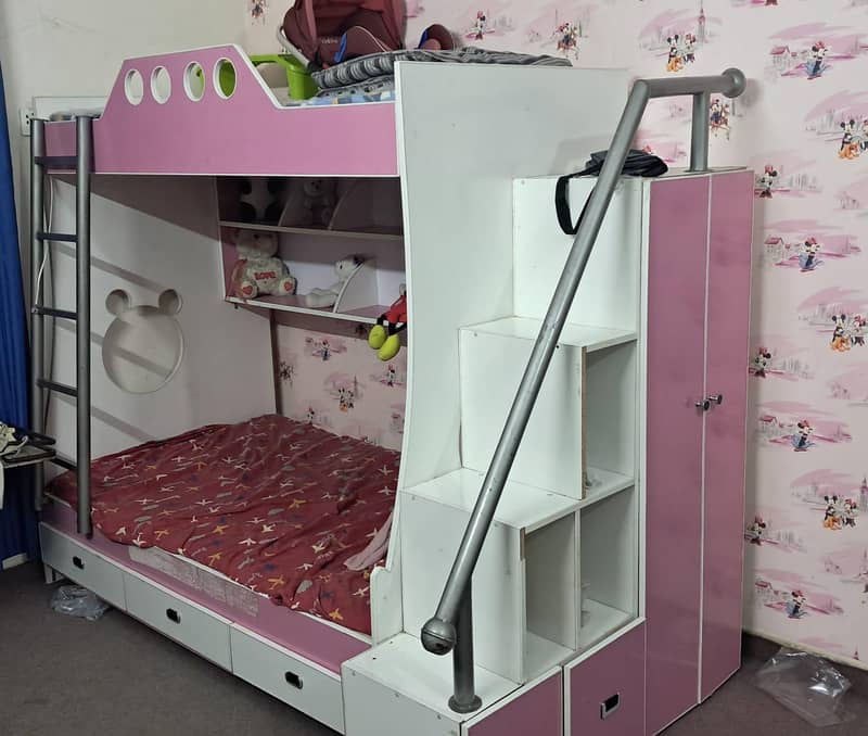 kids bed | bunk bed | bunker bed | kids double bed | pure wooden bed 2