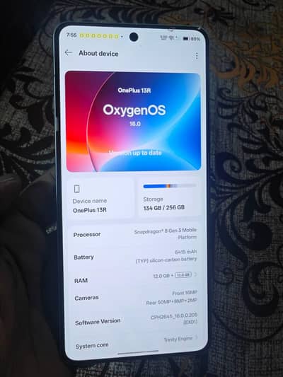 One Plus 13R/ACE5 Global Variant