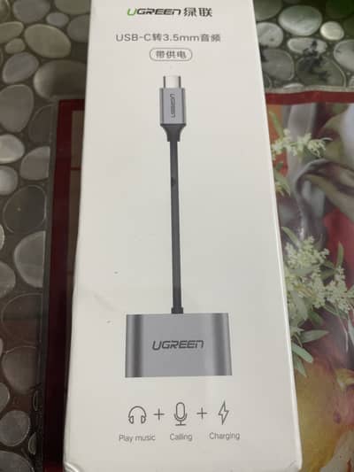 1. Ugreen USB-C to USB-C & 3.5mm jack port adapter