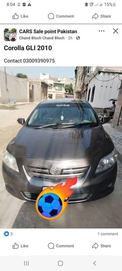 Toyota Corolla GLI 2010
