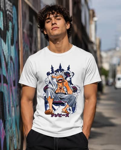 Anime Inspired Luffy Graphic T-Shirts – Print on demand