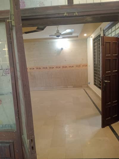 10marla 3beds DD TV lounge kitchen attached baths neat clean ground portion for rent in G 13 3 islamabad
