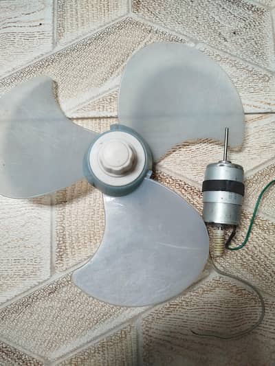 Fan with motor