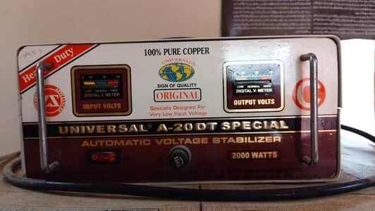 stabilizer universal 2000 watt 100%copper