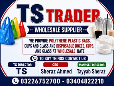 All disposable boxes size and all plastic shopping bags other plastic