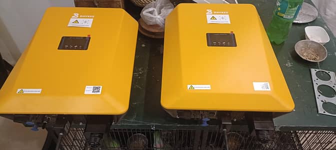 Two 10 kw ongrid 3 phase inverter 2 year used