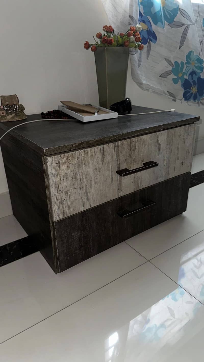 Premium!! Single Bed With Side Table !! 2