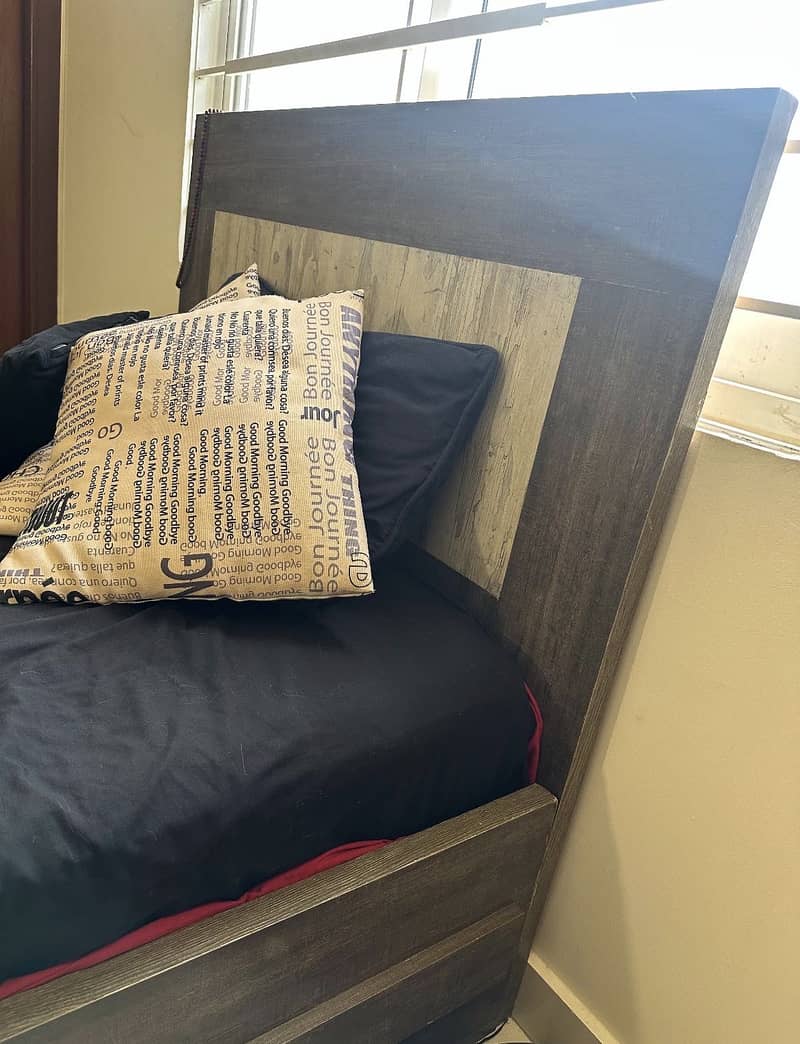 Premium!! Single Bed With Side Table !! 3