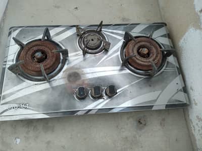 sigma brand Ka 3 burner gas stove for sale