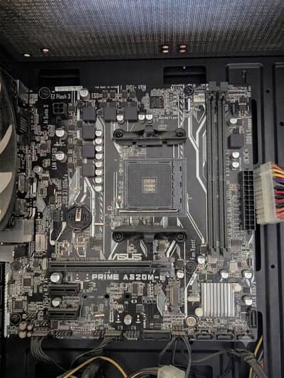 Asus Prime A320M-E AM4 Motherboard (Minor Repair Required / For Parts)