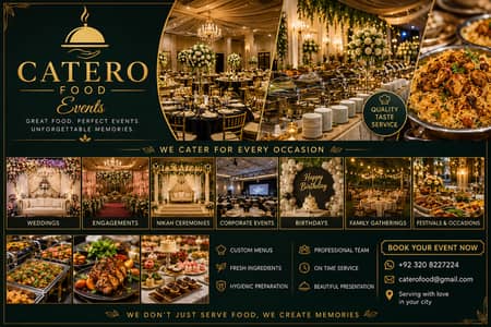 CATERO FOOD – Premium Catering for Every Occasion