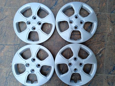 Kia Picanto 14 Size ORIGINAL Wheel Covers FRESH Set