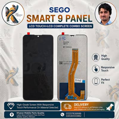 Sego Smart 9 Panel LCD Touch + LCD Complete Combo Screen