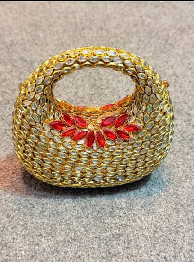luxury Bridal Clutch Bag | Premium Stones Wholesale & Retail