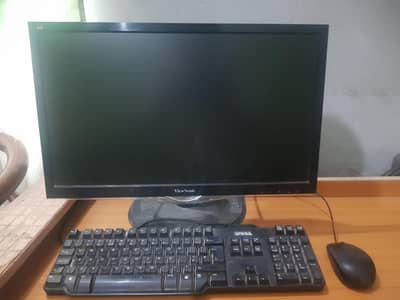 pc with monitor