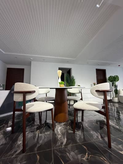 4-Seater Dining Set – Solid Wood – Roots by Haq Interiors