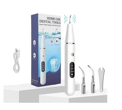 Ultrasonic Electric Teeth Cleaner Plaque Tarter Remover USB Led Screen