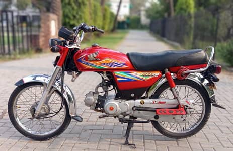 HONDA CD 70 2020 Model Totall Genuine. Neat and  Clean Bike