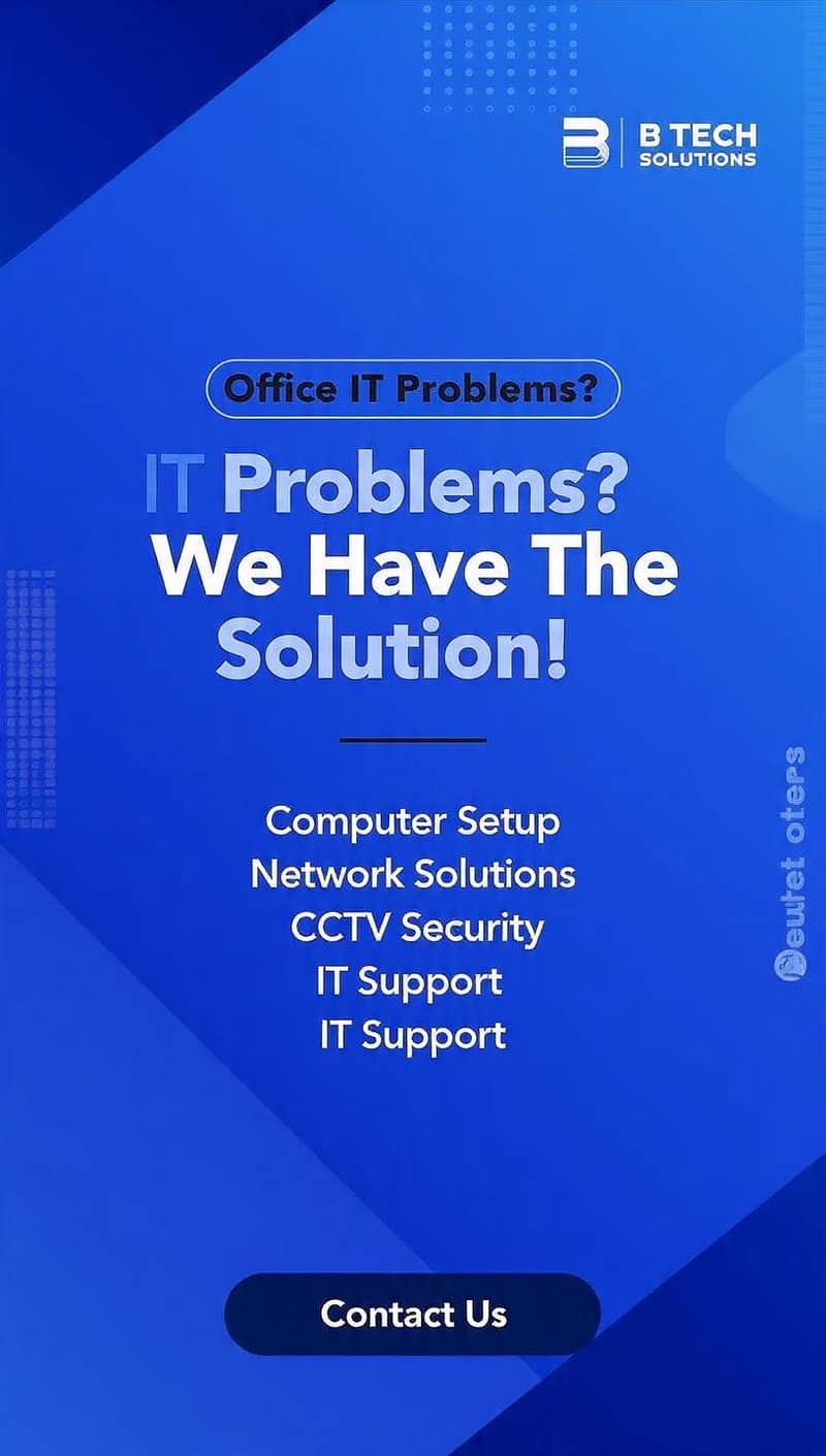 Cctv camera Installation services / Networking services / IT support 1
