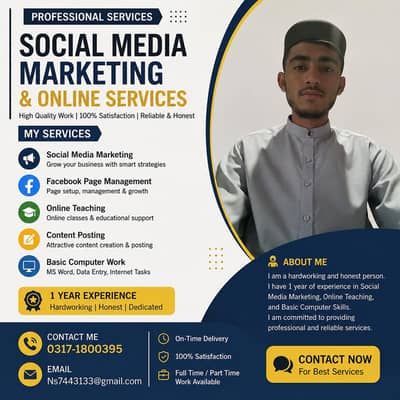 Social Media Marketing | Facebook Page Management | Online Teaching
