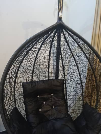 Outdoor swing with stand